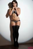 Kat Dee Black Lingerie With Stockings s6vjx2qjma