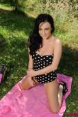 Lauren Wood Sexy Picnic In The Garden c6vkanem0h