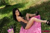 Lauren Wood Sexy Picnic In The Garden 26vkan6whi