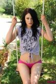 Sam Kellett Strips Naked From Her Top And Panties On The Swing q6vk5o1x1o
