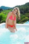 Candice Collyer Red Bikini In The Jacuzzi s6vklustmc