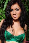 Charlene Nicholls Green Bikini y6vkk3fxg5