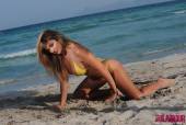 T J Yellow Bikini At Beach a6vkpvpfvb
