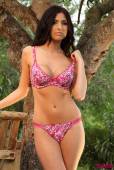 Isabella B Red Floral Bra And Thong 26vko244vf
