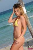 T J Yellow Bikini At Beach u6vkpu44wn