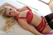 Robyn Lambert Sexy Red Lingerie With Black Stockings-k6vkrlcnwv.jpg