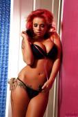 Rachel Harley Rachel In Her Cute Black And Fluffy Lingerie q6vld9scof