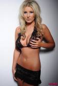 Rosy Obrien Black Lace Bra And Skirt n6vkuvbbof