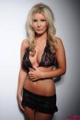 Rosy Obrien Black Lace Bra And Skirt z6vkuuxomc