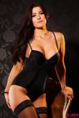 Hannah Jade Beers Strips From Her Black Bodysuit And Shows Her Stockings 56vl94clwf