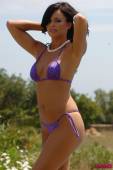 Sarah Longbottom Purple Bikini o6vljqlocw