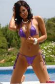 Sarah Longbottom Purple Bikini t6vljplles