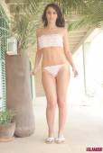 Lucy P Strips Nude From Her White Bikini And Shows Her Tan Lines 46vlnks4gh