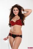 Emma Trott Red Bra And Black Panties o6vlnqj2cm