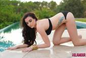 Harriet H Bursting Out Of Her Black Bikini h6vmmkwhx0