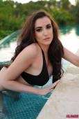 Harriet H Bursting Out Of Her Black Bikini e6vmmjvkt6