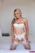 Brandy Brewer Stripping From Her White Lingerie 16vmtfdp4p