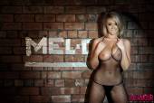 Melissa Debling Strips From Her Fishnet Bodysuit g6vmscjy2s