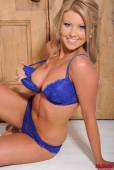 Holly H Sexy Blue Lingerie 76vncndy3x