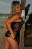 Michelle Cole Just In Her Tight Fishnet Bodysuit On The Beach-t6vna4mjkw.jpg