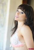 Charlotte Narni White And Peach Bra And Thong c6vnbjhxot