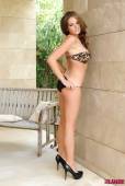 Liberty Parisse Animal Bikini And Black Panties y6vn08roud