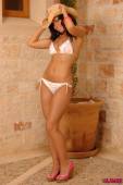 Sarah Longbottom White Flower Bikini o6vn266ppl