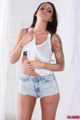 Lara-Sancto-Lara-Peels-Off-Her-Top-And-Denim-Shorts-To-Reveal-Her-Lingerie-g6vnrxeqsf.jpg