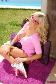 T J Stips Naked From Her Cute Pink Outfit 56vo5tozrp