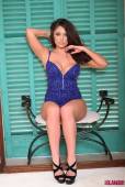 Caitlin Wynters Blue Bodysuit 06vohpucgc