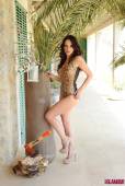 Jo Bosley Strips From Her Animal Print Bodysuit 36voevcvrk