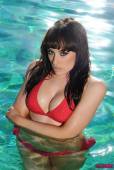 Charlotte Narni Red Bikini In The Pool j6vowvm1fx