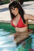 Charlotte Narni Red Bikini In The Pool g6vowwsb6t