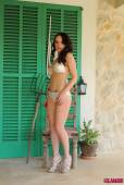 Jo Bosley White And Gold Bikini f6vovp8saa