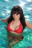 Charlotte Narni Red Bikini In The Pool-x6vowv7bg4.jpg