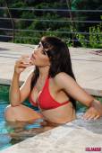 Charlotte Narni Red Bikini In The Pool 36vowvt5lx