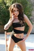 Becky Holt In Black With Killer Boots o6vouirb30