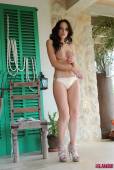 Jo Bosley White And Gold Bikini r6vovr8imp