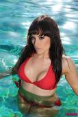 Charlotte Narni Red Bikini In The Pool-v6vowv8uyb.jpg