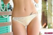 Jo Bosley White And Gold Bikini k6vovsvuj2