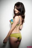 Natalie Taylor Cute Blue And Gold Lingerie 16vpc21k3t