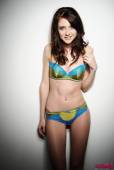 Natalie Taylor Cute Blue And Gold Lingerie c6vpc20una