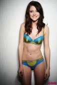 Natalie Taylor Cute Blue And Gold Lingerie 66vpc2fly1