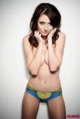 Natalie Taylor Cute Blue And Gold Lingerie y6vpc31o3n
