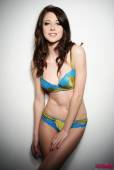 Natalie Taylor Cute Blue And Gold Lingerie b6vpc2a7ft