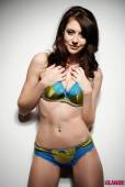Natalie Taylor Cute Blue And Gold Lingerie 36vpc3eklk