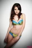Natalie Taylor Cute Blue And Gold Lingerie m6vpc1x3yd