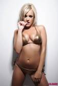 Amy Green Gold Bikini n6vpi3x617