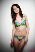 Natalie Taylor Cute Blue And Gold Lingerie r6vpc1wymb