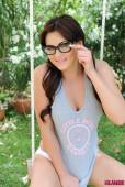 Kat Dee Strips From Her Grey Top And White Panties w6vp2huhwi